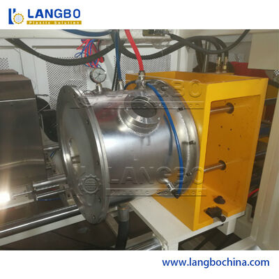 آلة لحام أنابيب PVC صغيرة مقاس 16-50 مم مع شاشة تحكم تعمل باللمس ومبثق برغي واحد