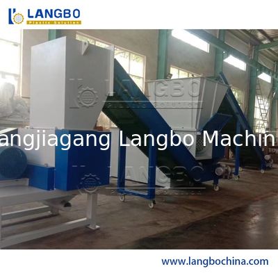 HDPE PVC PP Lump Pipe Bags Film Crushing Shredder Grinder Machine
