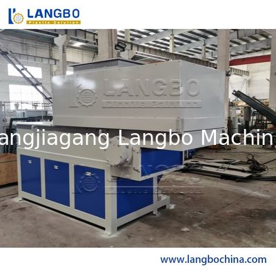 HDPE PVC PP Lump Pipe Bags Film Crushing Shredder Grinder Machine
