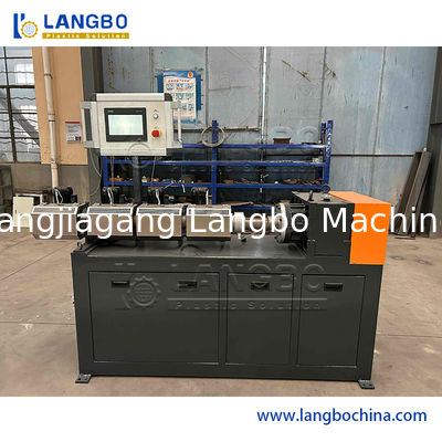 البلاستيك وحيد برغي باثق 150 - 1500KG / H سرعة لأنبوب pe مجاري