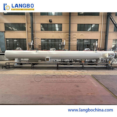 Iso كبير Capataiy عالية السرعة آلة الأنابيب البلاستيكية الكثافة طاعون المجترات الصغيرة الأنابيب معايرة فراغ