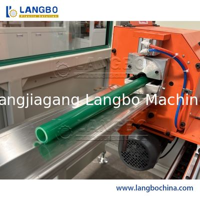 خط إنتاج/بثق/صنع آلة بثق الأنابيب البلاستيكية لإمدادات المياه PE HDPE PP PPR ببرغي واحد