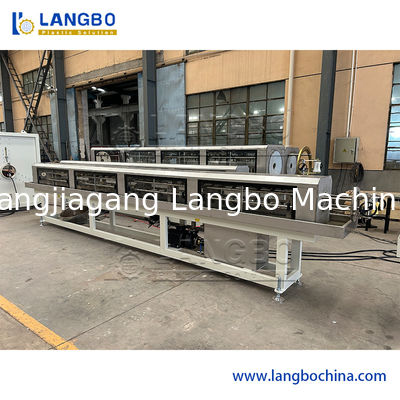 خط طحن أنابيب PPR مع 3 طبقات للتطويق المشترك SIEMENS PLC التحكم لحجم الأنابيب 20-110mm