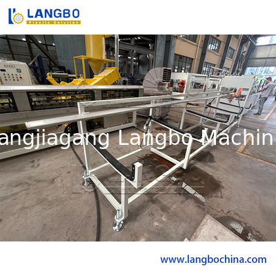 16-630 ملم PVC CPVC UPVC / HDPE / LDPE / PE PP PPR أنابيب الأنابيب / مضرب مزدوج & محرك طحن واحد / آلة تصنيع البلاستيك للماء / الغاز