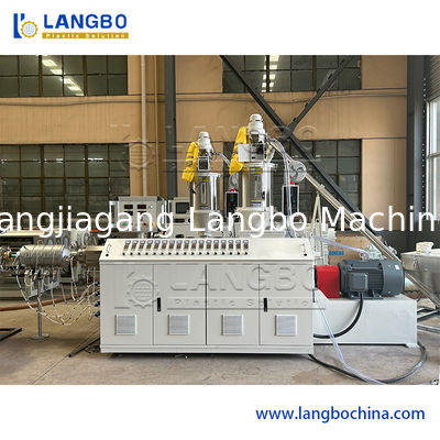 خط طحن أنابيب PPR مع 3 طبقات للتطويق المشترك SIEMENS PLC التحكم لحجم الأنابيب 20-110mm