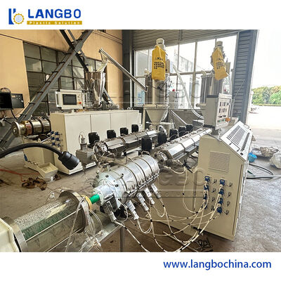 خط طحن أنابيب PPR مع 180kg / h الناتج 3 طبقة Co-Extrusion و  PLC Control