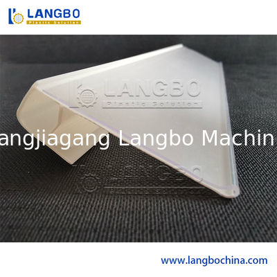 Supermaket PVC Plastic Price Tag Profile Making Machine