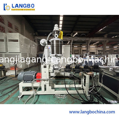 خط إنتاج بثق شرائط الأسعار البلاستيكية، آلة صنع حامل علامات الأسعار من مادة PVC، جهاز بثق ملفات PVC