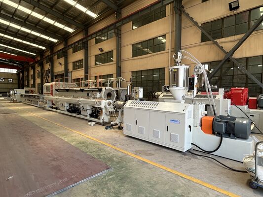 16-400 mm Large Diameter HDPE Pipe Making Machine for Water / Gas Supply
