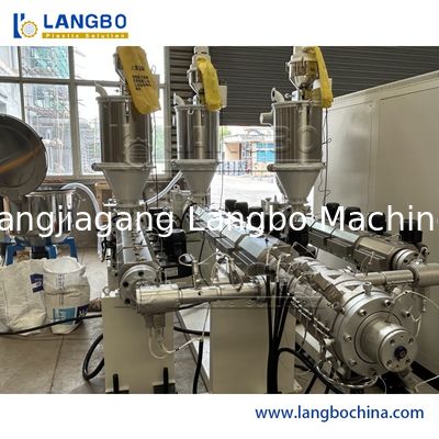 البلاستيك طاعون المجترات الصغيرة خط بثق الأنابيب أب العاكس مزدوج برغي قطر مختلف