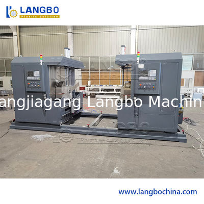 16-630 ملم آلة الخيوط الأنابيب الكاملة التلقائية CNC / PLC التحكم PVC لخط طحن الأنابيب البلاستيكية