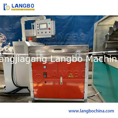 انخفاض الضوضاء مخروطي التوأم برغي الطارد PVC الألياف تعزيز أنابيب لينة صنع