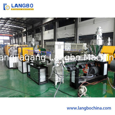 Plastic Pipe Making Machine Plastic Soft PVC Garden Fiber Braided Reinforced Pipe Flexible Hose/Corrugated Pipe/Tube Extrusion Making Machine