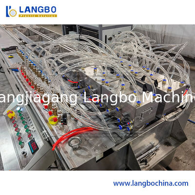 خط طحن ملفات تعريف PVC مع 55/110 مخروط مزدوج المسمار طحن ل 1180mm كابل الجذع و 22 كيلوواط من طاقة المحرك