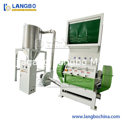 حاويات PVC الحيوانات الأليفة / الأنابيب / الصفائح كسارة نفايات الزجاجات البلاستيكية كسارة آلة