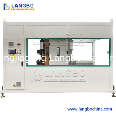 PE قطر كبير جوفي الحائط أنبوب توأم واحد خرطوشة طحن خط إنتاج البلاستيك صنع آلة