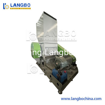 النفايات البلاستيكية الفيلم الأكياس المنسوجة الأحذية اثنين لفة الدوار واحد العمود محطم آلة كسارة البلاستيك