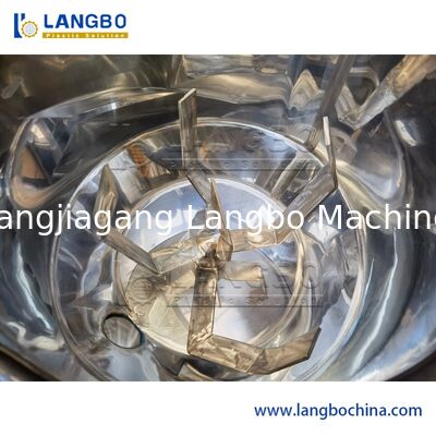 خلاط عمودي من البلاستيك للحبيبات أو مواد مسحوق مع ناقل فراغ