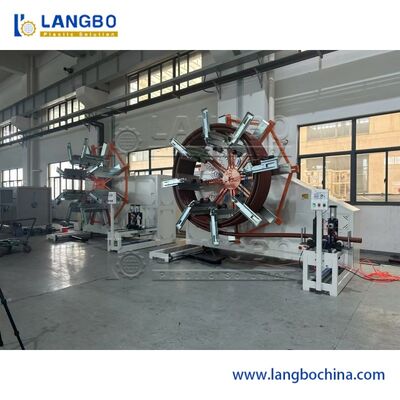 أنبوب خرطوم مموج من البلاستيك PE ناعم مع آلة لف الملف