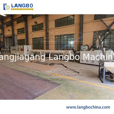 توفير الطاقة البلاستيكية خط بثق الأنابيب، حالة جديدة التوأم برغي بثق