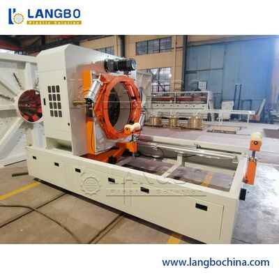 آلة بثق أنابيب الصرف الصحي البلاستيكية المصنوعة من مادة PVC، آلة صنع الأنابيب المموجة بالبثق