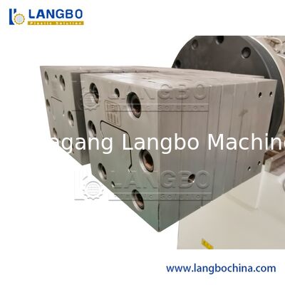 حرارة سلي بلاستيكي مادة بي في سي الكابل الكهربائية محور خط الطحن