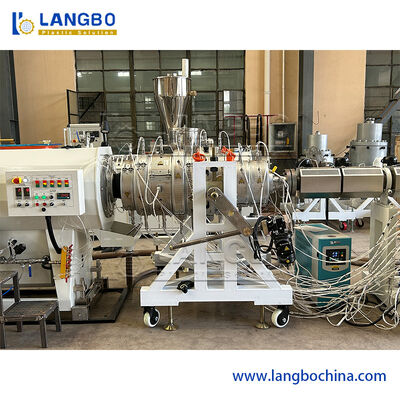 خط بثق أنابيب البولي إيثيلين | تشغيل آلي متوافق مع المعايير أنابيب مقاومة للمواد الكيميائية