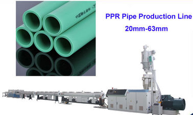أعلى سرعة تصنيع الأنابيب البلاستيكية آلة 30M / دقيقة 20MM -110mm PPR صنع أنبوب