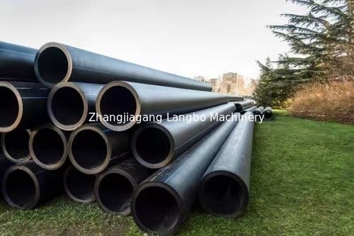 آلة صنع أنابيب HDPE الملونة المخصصة مع القطع الكوكبي