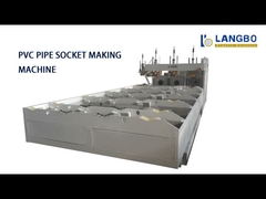 آلة تجويف الأنابيب البلاستيكية U و R Sockets 800mm مع ارتفاع المحرك والإخراج