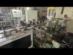 المنتج الجديد Sj65 محور واحد للطحن PVC آلة صنع علامة السعر خط إنتاج ملفات PVC