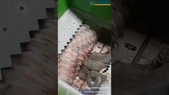 مفرمة عمود واحد لإعادة تدوير البلاستيك بكفاءة #مفرمة_عمود_واحد#فرم_البلاستيك