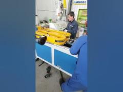 آلة بثق الأنابيب المموجة HDPE مقاس 16-63 مم #أنابيب_مموجة #بثق_البلاستيك #أنابيب_HDPE