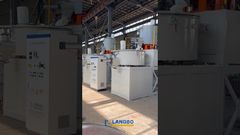آلة خلط عالية السرعة | خلط فعال لمسحوق PVC والمواد المضافة#PlasticMixer